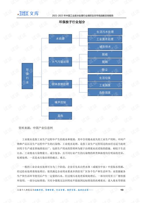 2021-2025年中國工業廢水處理行業調研及非市場戰略咨詢報告 市場信息與分析洞察